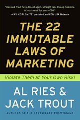 The 22 Immutable Laws of Marketing - thrifted book