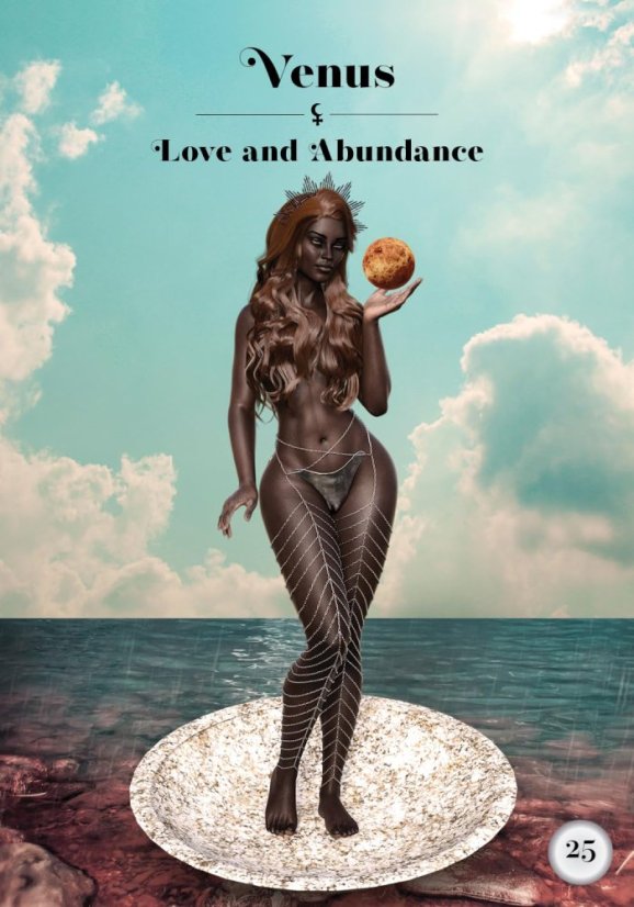 Black Moon Lilith Cosmic Alchemy Oracle - open box