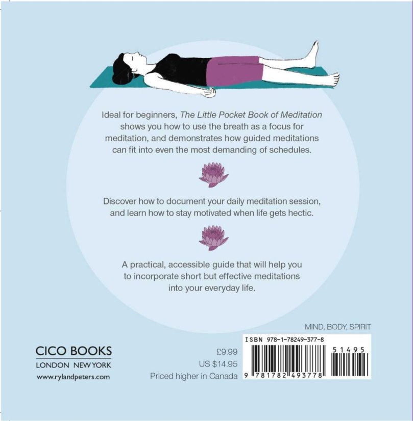 The Little Pocket Book of Meditation - thrifted book