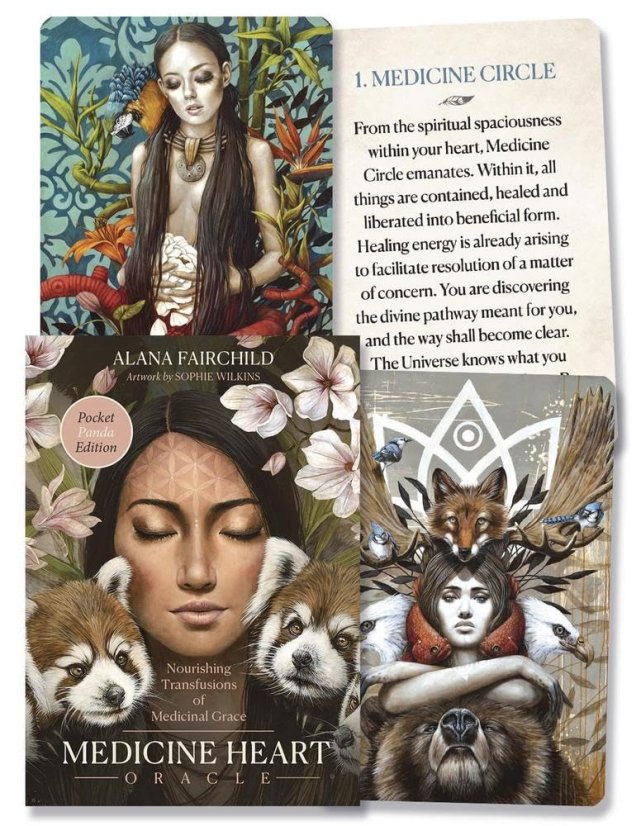 Medicine Heart Oracle (Pocket Panda Edition) - open box