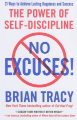 No Excuses!: The Power of Self-Discipline - thrifted book, damaged cover