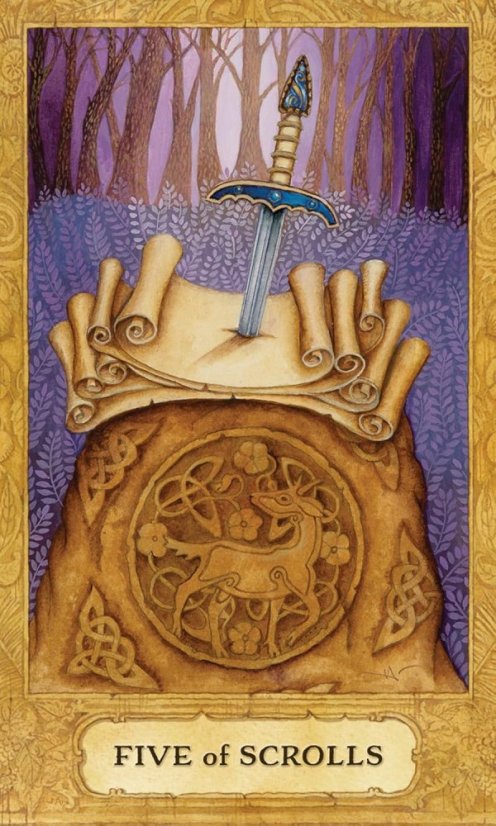 Chrysalis Tarot - open box, damaged booklet