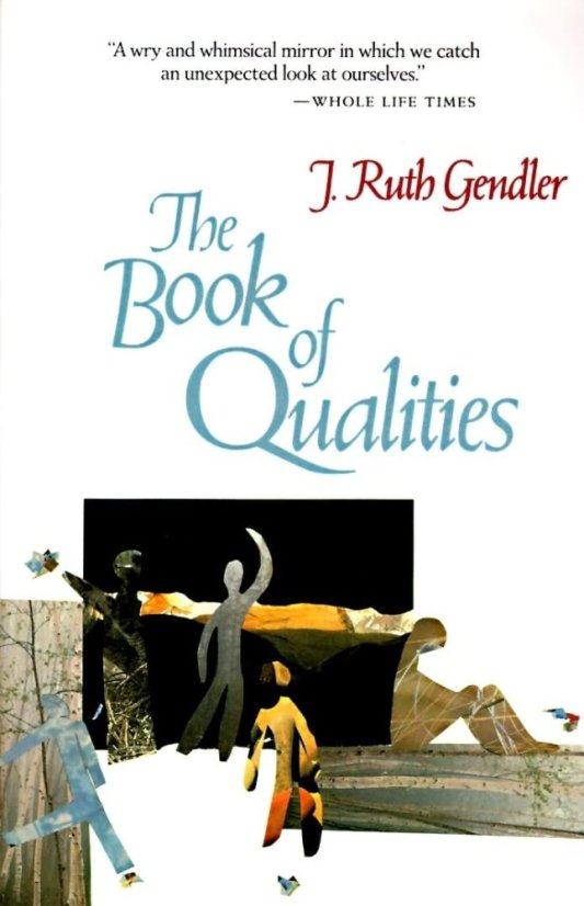 The Book of Qualities - thrifted book, damaged cover