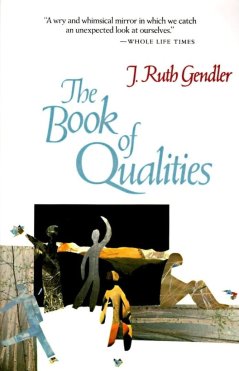 The Book of Qualities - thrifted book, damaged cover