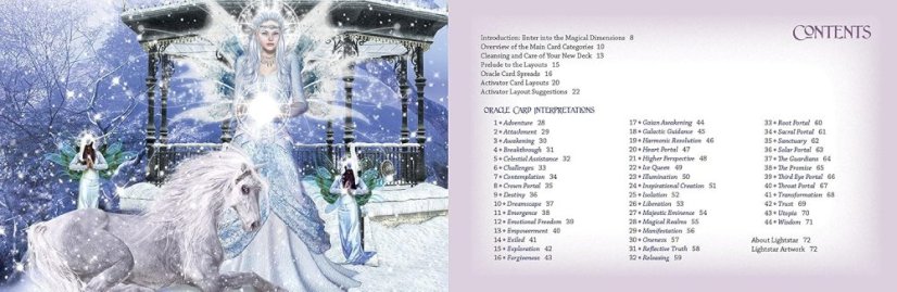 Magical Dimensions Oracle Cards and Activators - open box