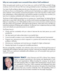 The Power of Self-Confidence - thrifted book