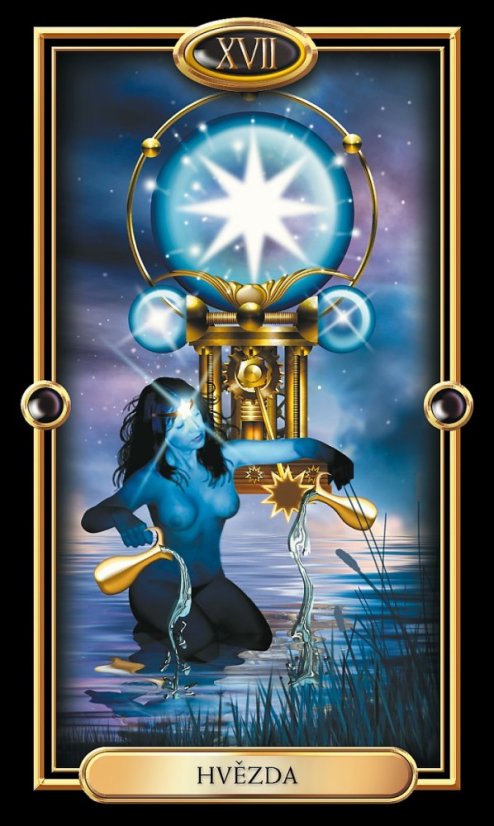 Zlatý tarot - pouze 78 karet bez krabičky, bez návodu