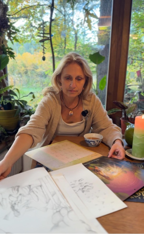 Lucie Ernestová a ilustrace z nového kalendáře